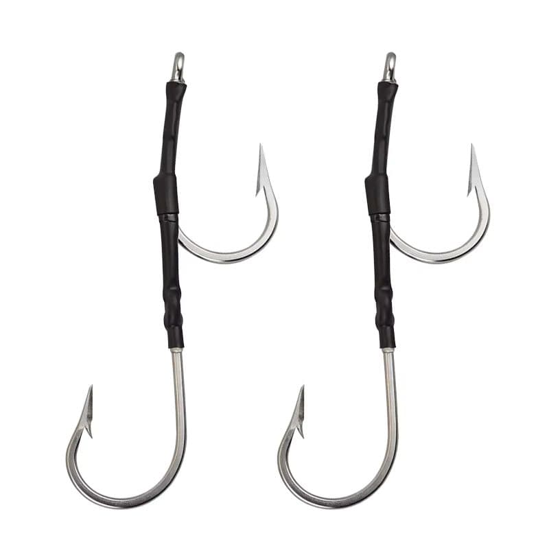 High-Strength Double Stainless Steel Fishing Hooks for Game Fishing-sku-4