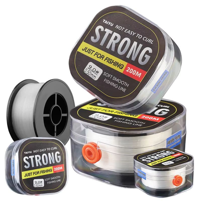 Ligne de pêche en nylon haute performance résistante à l'abrasion de 200 m pour diverses applications-sku-13