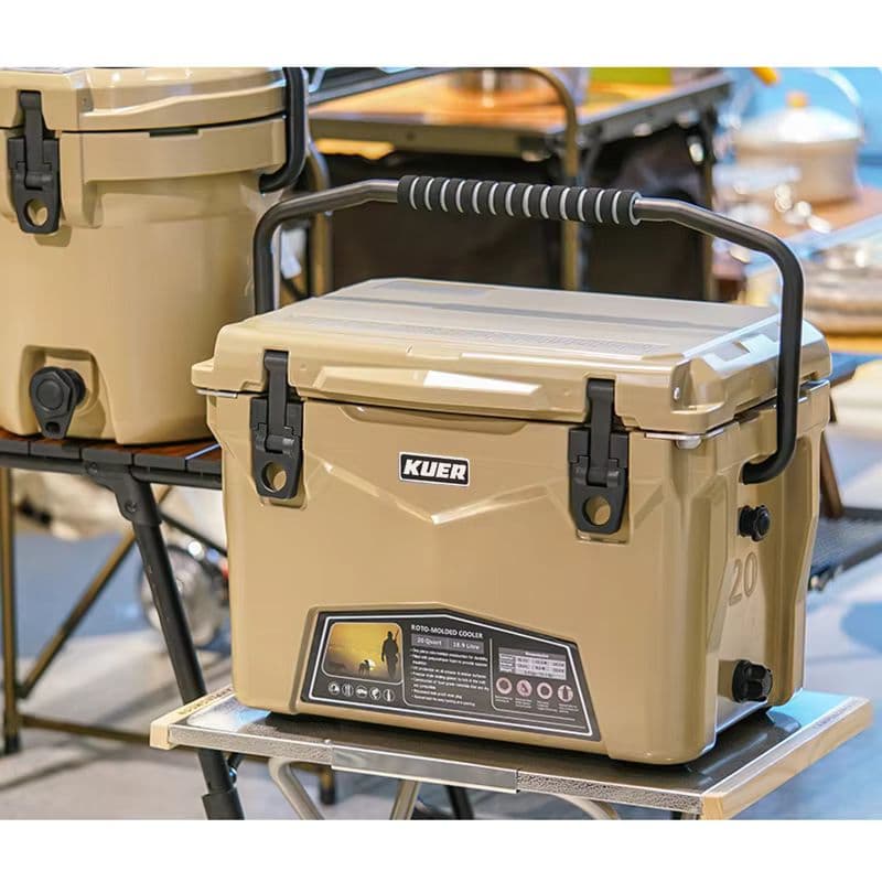 釣りやアウトドア活動に最適な20QT回転成形アイスクーラー-sku-8
