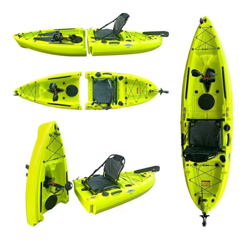 Kayak de pêche amovible en deux parties pour une utilisation efficace de l'océan-sku-0