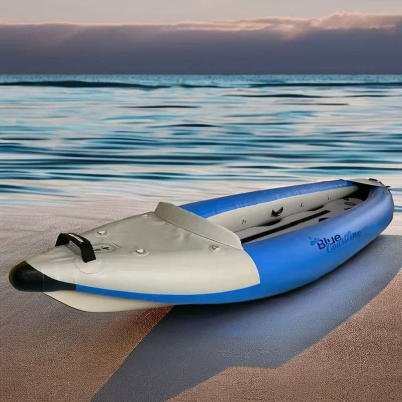 Kayak de pêche gonflable pour deux personnes – Solution de sports nautiques durable et polyvalente-sku-3