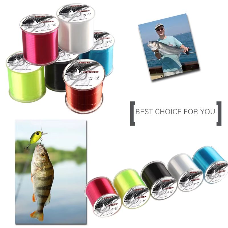 High-Strength Nylon Fishing Line - 500m in 7 Colors for B2B Supply 3