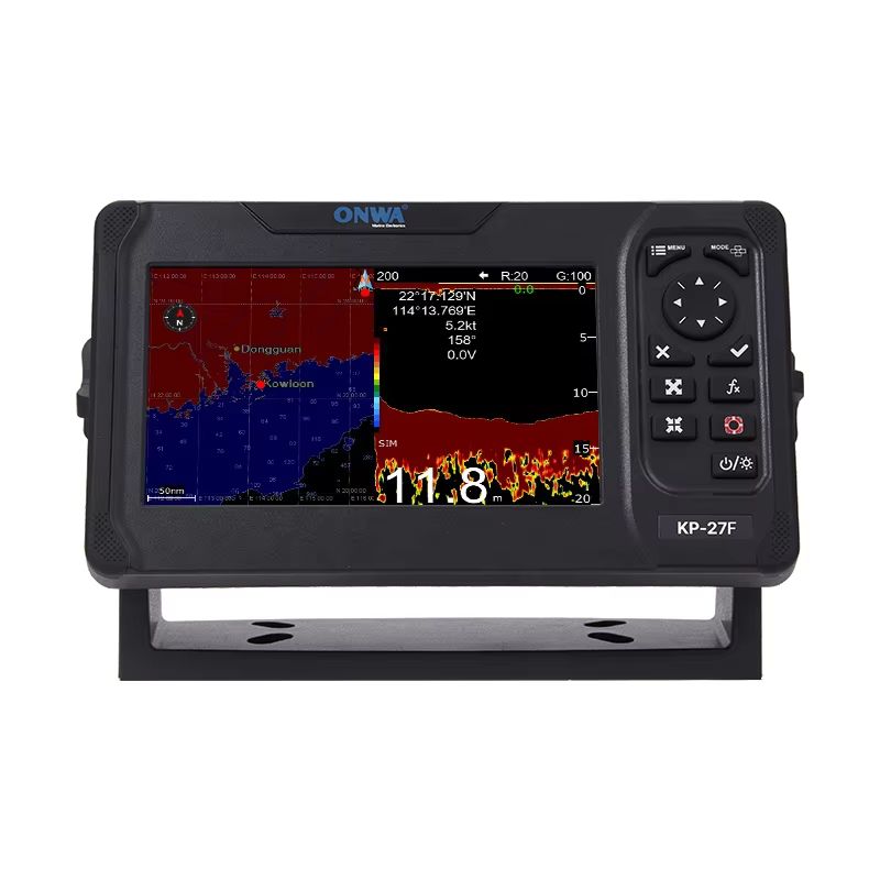 Marine GPS Chart Plotter with Integrated Fish Finder for Navigation and Fishing 3