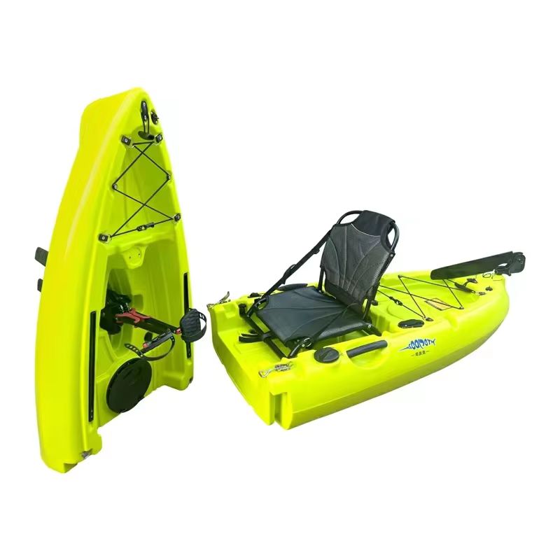 Two-Section Detachable Fishing Kayak for Efficient Ocean Use 3