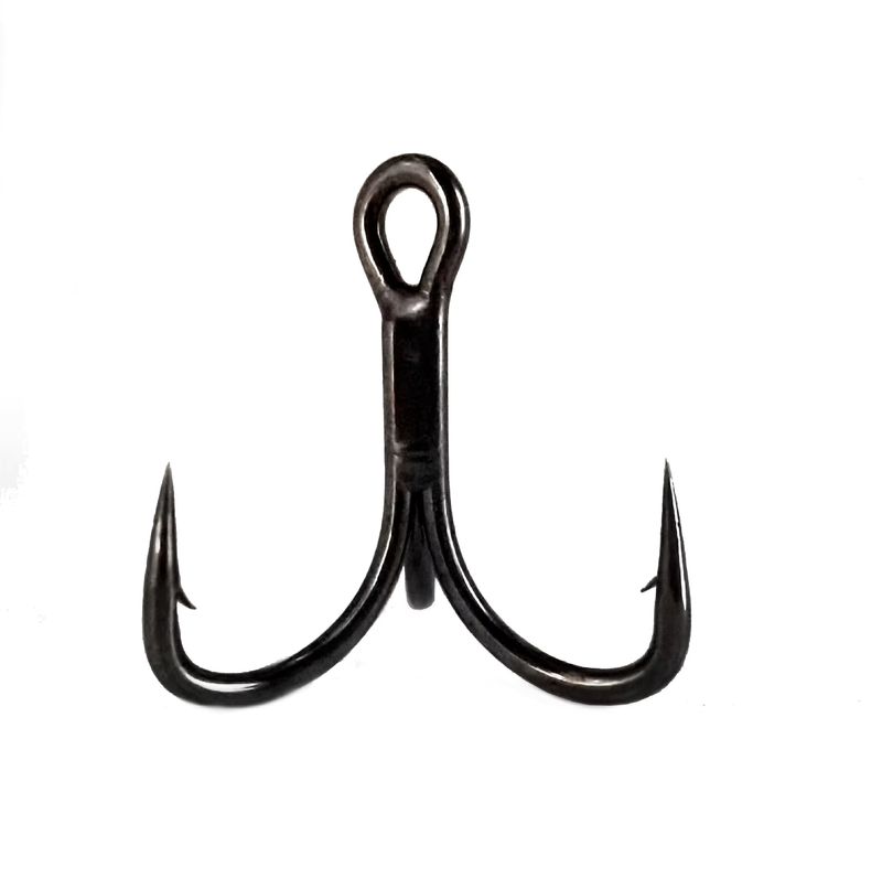 Durable High Carbon Treble Hooks for Freshwater and Saltwater Fishing 2