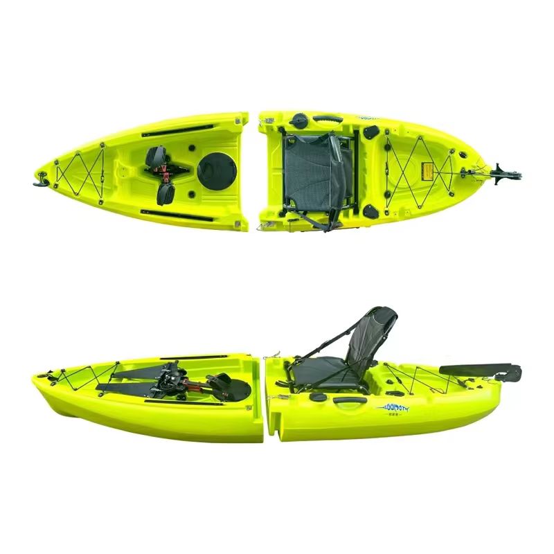 Two-Section Detachable Fishing Kayak for Efficient Ocean Use 2