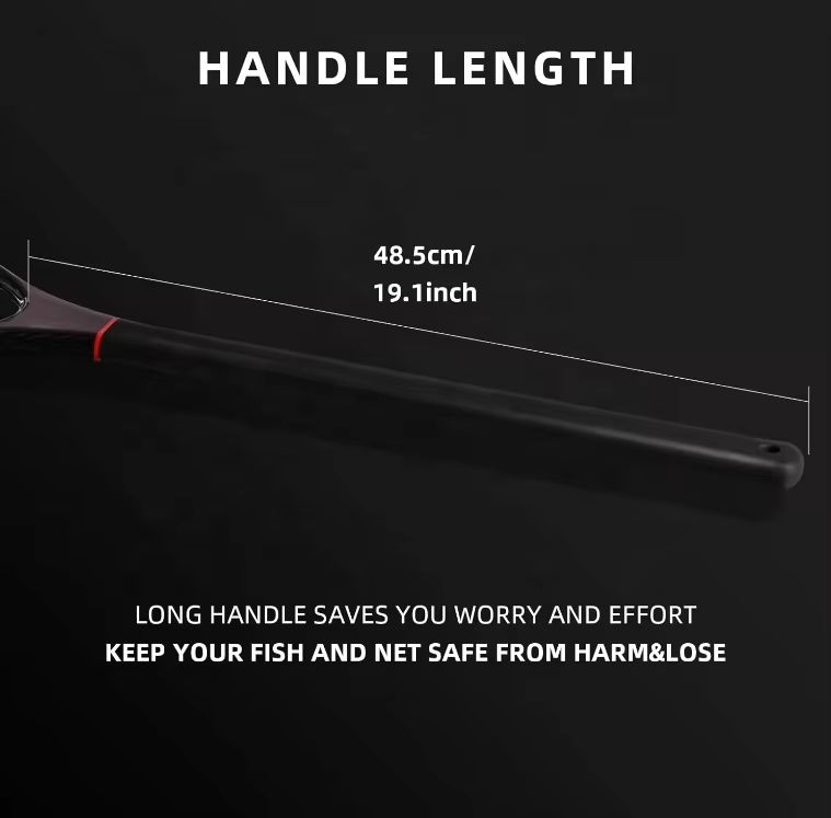 High-Performance Carbon Fiber Landing Net for Efficient Fishing Solutions 3