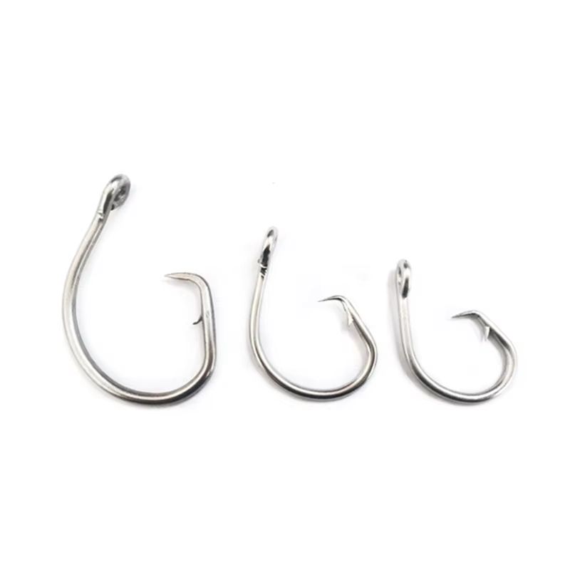 High-Strength Stainless Steel Circle Hooks for Big Game Fishing 2